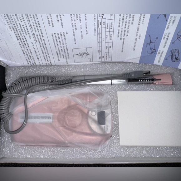 NWT Electric Portable Nail Drill with Digital Display Open Box Never Used - Picture 4 of 4